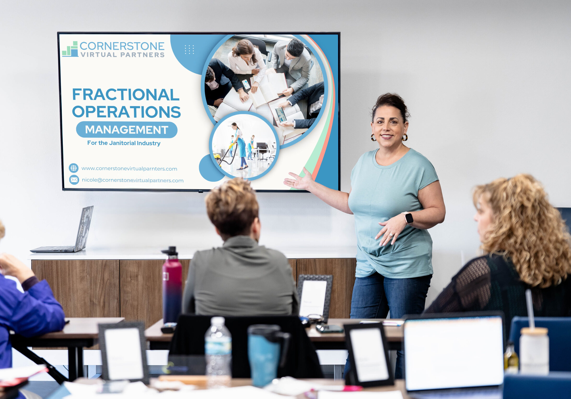 Fractional Janitorial Operations Management Nicole Bernardo, Fractional COO, Janitorial Operations